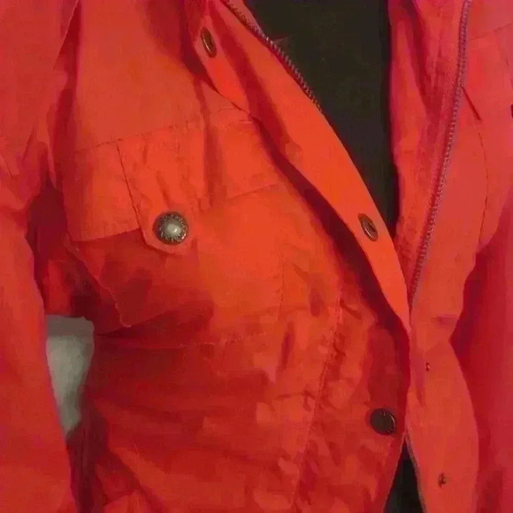 Vintage Red Naf Naf Nylon jacket Size S - Picture 4 of 10